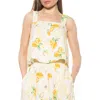 Alexia Admor Elena Trapeze Tank In Lemoncello