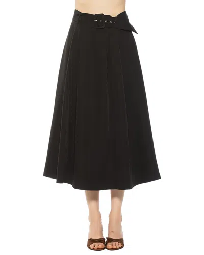 Alexia Admor Eline A-line Skirt In 1-black