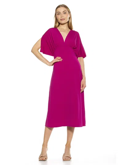 Alexia Admor Ella Midi Dress In Pink