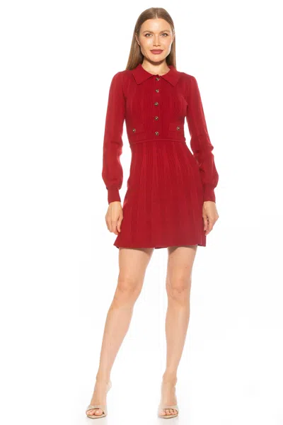 Alexia Admor Ellie Dress In Red