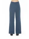 Alexia Admor Ellie Pleated Wide Leg Pants In Blue