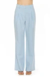 Alexia Admor Ellie Pleated Wide Leg Pants In Halogen Blue