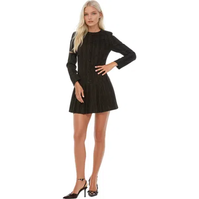 Alexia Admor Ellis Plaid Dress In Black