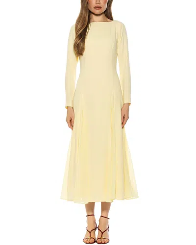 Alexia Admor Elodie Fit & Flare Dress In Yellow