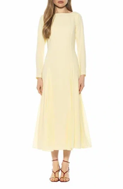 Alexia Admor Elodie Floral Long Sleeve Maxi Dress In Neutral