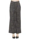 Alexia Admor Plaid Wide Leg Pants