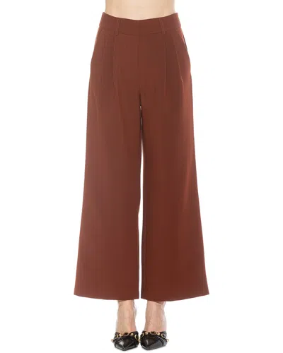 Alexia Admor Elodie Pants In Brown