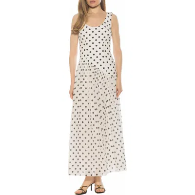 Alexia Admor Elowen U-neck Maxi Dress In White
