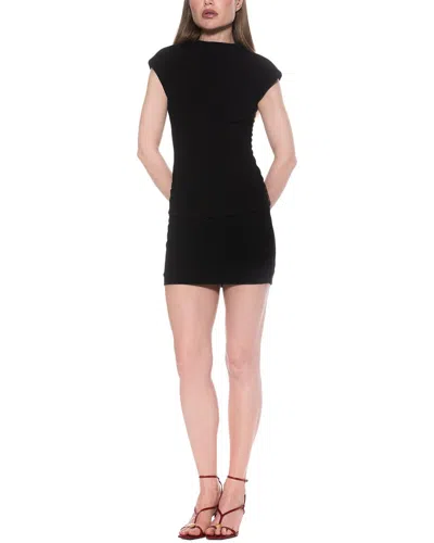 Alexia Admor Em Cap Sleeve Belted Minidress In Black