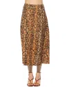Alexia Admor Esres Flared Midi Skirt In Brown