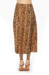 Alexia Admor Esres Flared Midi Skirt In Animal Print