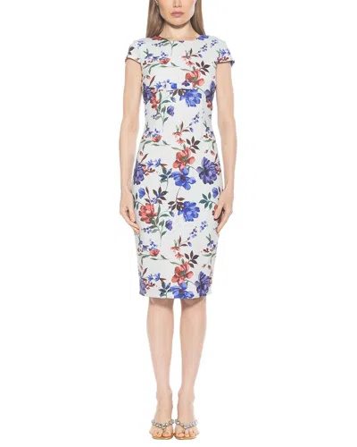 Alexia Admor Evan Sheath Dress In Mint Floral