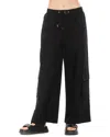 Alexia Admor Evren Drawstring Waist Cargo Pants In Black