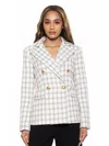 Alexia Admor Women's Farrah Checked Double Breasted Jacket In Multi
