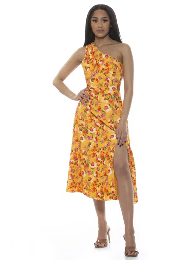 Alexia Admor Fay Dress In Yellow