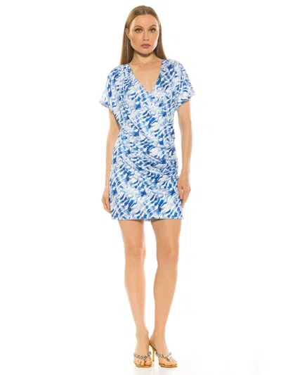 Alexia Admor Fione Dress In Blue