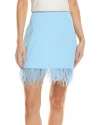 Alexia Admor Floral Classic Mini Skirt In Halogen Blue