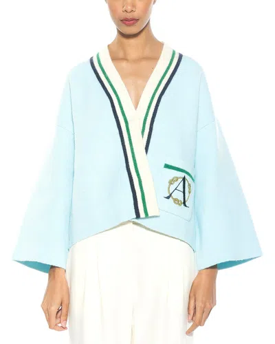Alexia Admor Gabbi Cardigan In Halogen Blue