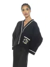 Alexia Admor Women's Gabbi Knit Nautical Jacket In Black