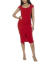 Alexia Admor Gia Sweetheart Neck Sheath Midi Dress