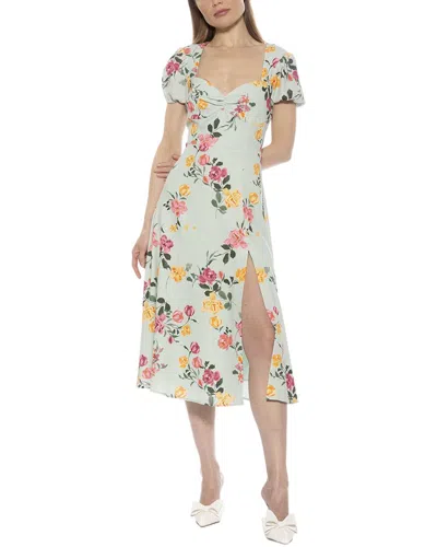 Alexia Admor Gracie A-line Dress In Green