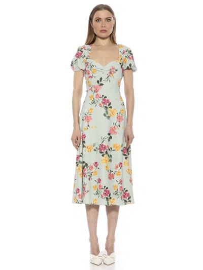 Alexia Admor Gracie Dress In Green