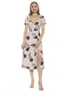 Alexia Admor Gracie A-line Dress In Multi