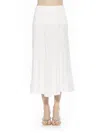Alexia Admor Hadley Stretch Cotton Midi Skirt In Multi