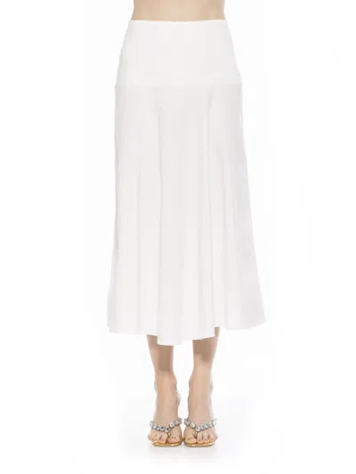 Alexia Admor Hadley Skirt In White