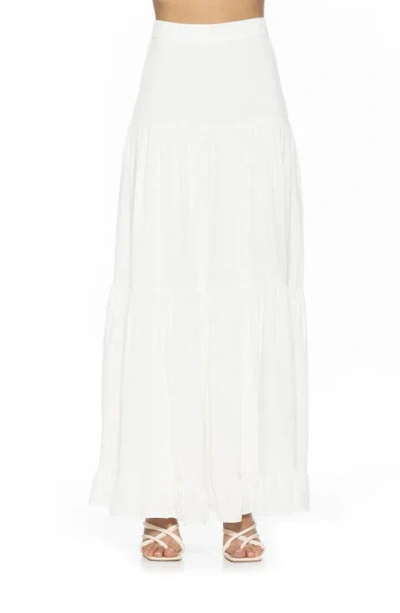 Alexia Admor Halima Maxi Skirt In Ivory