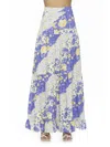 Alexia Admor Halima Maxi Skirt In Purple