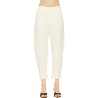 Alexia Admor Hollis Barrel Pants In White