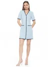 Alexia Admor Holly Scuba Crepe Dress In Blue