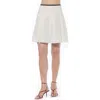 Alexia Admor Ilana High Waist Pleated Skirt In White