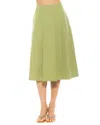 Alexia Admor Illia Pleated Midi Skirt
