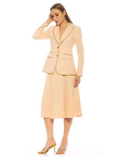 Alexia Admor Illia Skirt In Beige