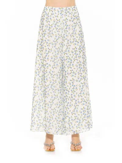 Alexia Admor Imogen Chiffon Pant In White