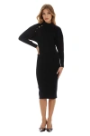 Alexia Admor Indigo Dress In Black