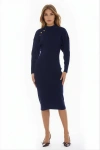 Alexia Admor Indigo Dress In Blue