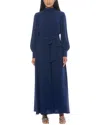 Alexia Admor Saliah Mockneck Blouson Sleeve Dress
