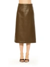 Alexia Admor Isla Vegan Leather Skirt In Brown