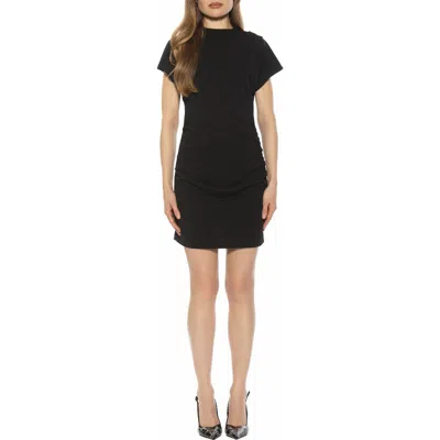 Alexia Admor Islae Funnel Neck Minidress In Black