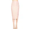 Alexia Admor Jacki Lace Midi Pencil Skirt In Blush