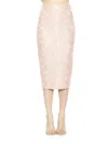 Alexia Admor Jacki Lace Midi Pencil Skirt In Gold