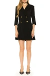 Alexia Admor Jacki Pleated Blazer Dress In Black