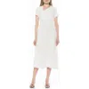 Alexia Admor Jackie Asymmetric Collared Dress In White