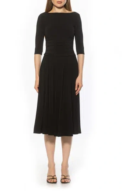 Alexia Admor Jada Fit & Flare Dress In Black