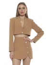 Alexia Admor Jane Jacket In Brown