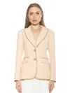 Alexia Admor Janet Blazer Beige Brown In Beige