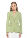 Alexia Admor Janet Chain Trim Blazer In Green